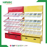 Convenience Store Snack Candies Shelf with Plastic Trays