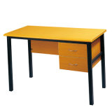 Cheap Wooden Computer Student Desk and Chair Steel Computer Teacher Desk Wooden Smart Computer Table and Chair