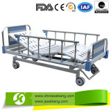 Cheap Manual Crank Medical Hospital Bed With Aluminum Alloy Head Board