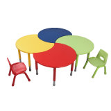 Children Classroom Wooden Table for Playing School and Kindergarten