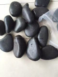 Oversize Natural Landscaping River Stone Pebble with Black Color