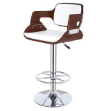 Restaurant Coffee Swivel Wooden Bar Stools Chair with Arm (FS-WB951)