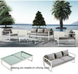 Euro-Design High Quality Outdoor Garden Aluminum Furniture Sofa Set with Single & Double Seat 100% Waterproof (YT956)