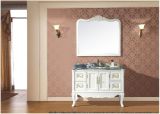 Traditional Rubber Solid Wood Bathroom Cabinet