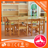 Top Solid Wood Dining Table Kids Long Table for Nursery