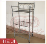 Silver Color Three-Tiered Wire Rack/ Wire Shelf