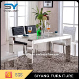 Home Furniture Dining Set Dining Table White Glass Dining Table