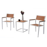 Patio Outdoor Home Hotel Office Restaurant Aluminum Polywood Dining Chair (J814)