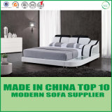 Luxury Double Leather Bed for Bed Room Furniture
