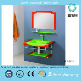 Simple Glass Basin/Glass Washing Basin Bathroom Vanity (BLS-2123)