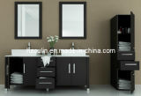 Double Sink Solid Wood Modern Bathroom Vanity (BA-1123)
