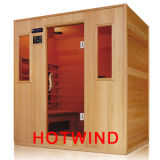 2016 wooden far infrared sauna hotwind sauna for 4 People (SEK-A4)