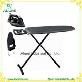 Hotel Silver Ironing Table with Steam Iron and Iron Holder