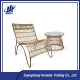 Pes03 PE Leisure Rattan Modern Wicker Table and Chair