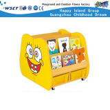 Cartoon Character Classroom Children Wooden Bookcase Kids Wooden Role Playhc-3704