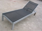 Hot Sale Reclining Beach Chair Textiline Aluminum Sun Lounger