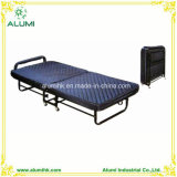 Hotel Foldable Extra Bed with Thick Mattress Blue