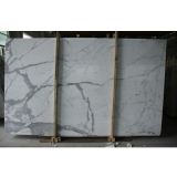 Natural Stone Staturio White Marble for Flooring