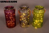 Furniture Decoration Light Glass Craft with Copper String LED Lighting (9113)