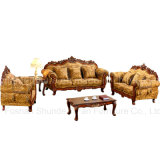 Antique Fabric Sofa with Coffee Table for Living Room Furniture