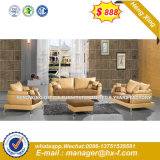 White Color Living Room Genuine Leather Sofa (HX-8N2180)