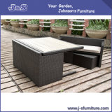 PE Rattan Outdoor Patio Wicker Furniture Set, Luxury Polywood Garden Table Set (J382-A)