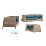 High Quality Commercial Fabric Sofa with Coffee Table
