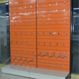 Supermarket Metal Slatwall Grocery Shelf