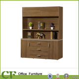 Executive Office High Wooden Cabinet with Open Shelf