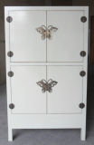 Antique Furniture Painted Cabinet in White Lwa361