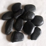 5-8cm Black Polished a Natural Cobble &Pebble Stone (SMC-PB022)