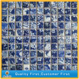 Natural Blue Marble Stone Wall Mosaic for Kitchen/Bathroom Background Decoration