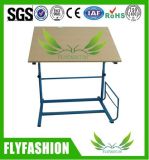 Adjustable Wooden Drafting Student Paint Table for Painter (SF-08T)