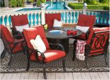 Outdoor Furniture for Patio Aluminum Garden Fire Pit Dining Set