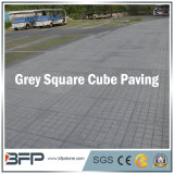 Chinese Grey Meshed Cobble Stone in Square Shape for Paving