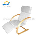 Stationary Wood Footrest Chair for Good Rest