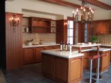 Classical Maple Solid Wood Kitchen Cabinet for American
