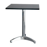 Black Color Fashionable Outdoor Plastical Square Bar Table (FS-211C)