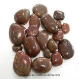 Red Polished Nanjing Pebble Stone for Decoration