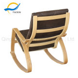 All Wooden Frame Bend Wood Rocking Relax Chair