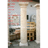 Surface Polished Antique Stone Sculpture Column (SY-C009)