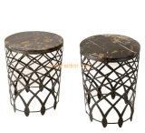 (CL-5506) Luxury Hotel Restaurant Villa Lobby Furniture Marble Side Table