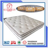 25cm Cashmere Fabric Pocket Spring Mattress Compressed with Wood Pallet
