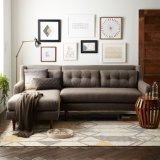 Scandinavian Design European Style Living Room Velvet Fabric Sofa