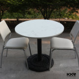 2 Person Round Solid Surface Fast Food Dining Table
