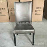 Restaurant Furniture Hotel Banquet Metal Imitated Wood Chair