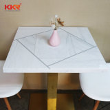 Solid Surface 700mm Restaurant Square Dining Tables