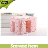 Pink Fabric Beautiful Useful Pretty Collapsible Storage Box