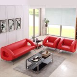 Simple Office Living Room Leather Sofa