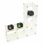 Clear Acrylic Camera Storage Cabinet
